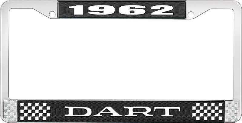 1962 DART LICENSE PLATE FRAME - BLACK