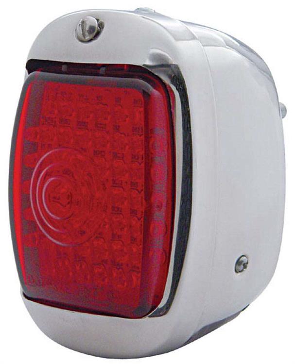 LED Taillight,Rt Red/Chr,40-53