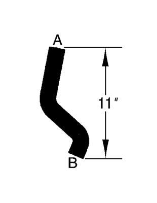 Curved Radiator Hose