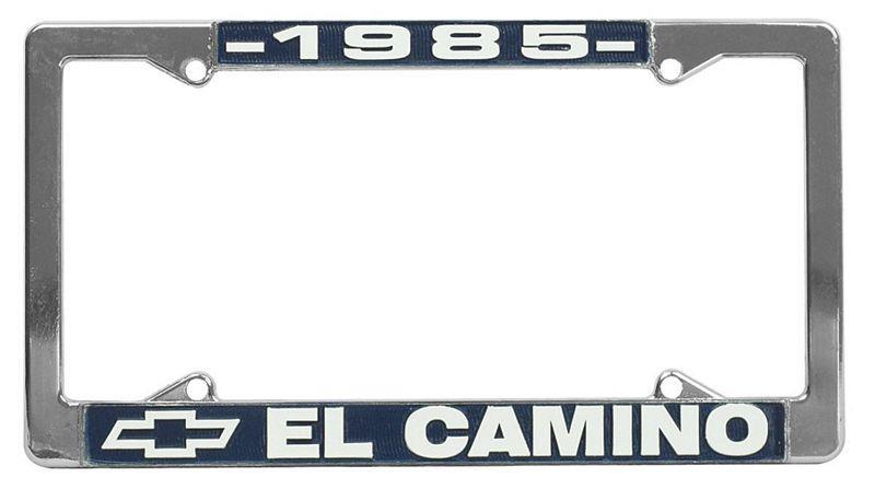 85 EL CAMINO LICENSE FRAME