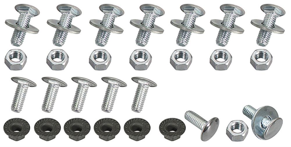 Bumper Bolts, Front & Rear, 1971-72 Skylark, Kit