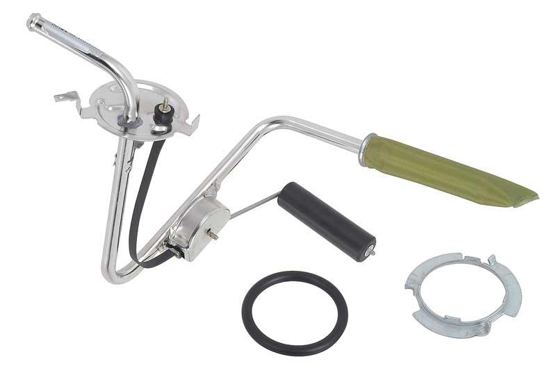 1968-74 Corvette Fuel Sending Unit With Single 3/8" Outlet - Stainless Steel