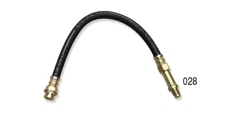 Brake hose, front (& 64 Chevelle & EC exc. disc); ea