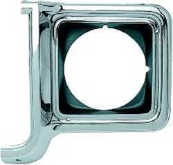 Headlamp Bezel, ABS, Chrome, Driver Side, Chevy, GMC, Each