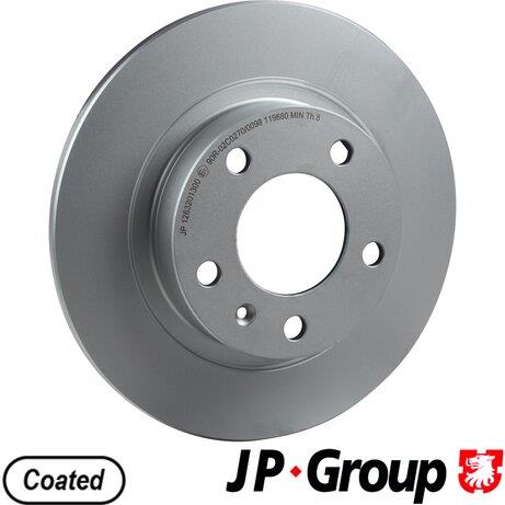 Brake Rotor, 264mm, rear