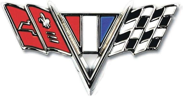 emblem till framskärm "V-flagga"