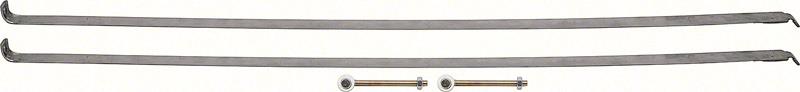 1968-70 Mopar B-Body - Fuel Tank Mounting Strap Set - Stainless Steel (With Hardware)