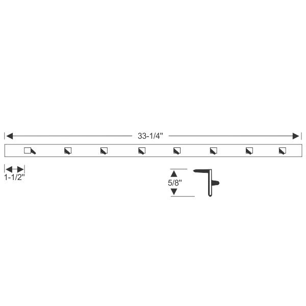 Beltline weatherstrip