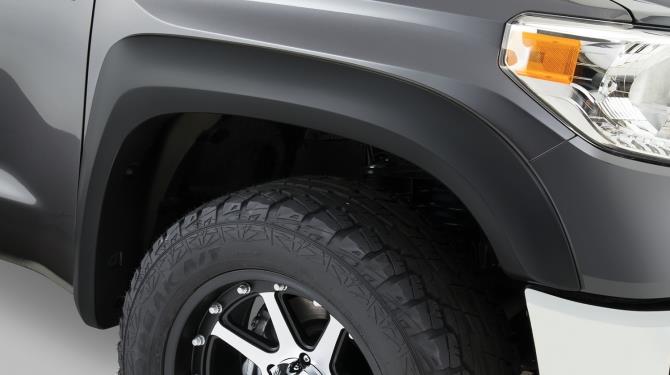 Fender Flares, Extend-A-Fender, Front, Black, Dura-Flex Thermoplastic, Toyota, Pair