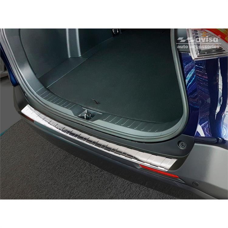 Stainless Steel Rear bumper protector suitable for Toyota RAV4 (5th Gen) 2018- 'Ribs'