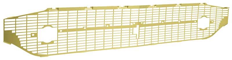 Front Grill; Stock Style; Gold Anodized