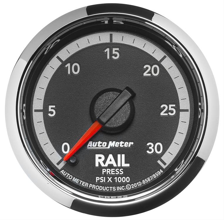 bränsletrycksmätare, 52mm, 0-30 psi, elektrisk