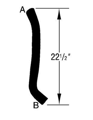 Curved Radiator Hose