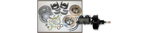 Disc Brake Conversion Kit, With Power Booster & Master Cylinder