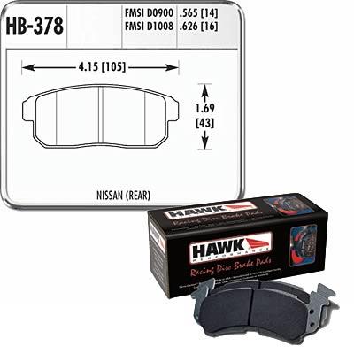 brake pads, rear, HT 10