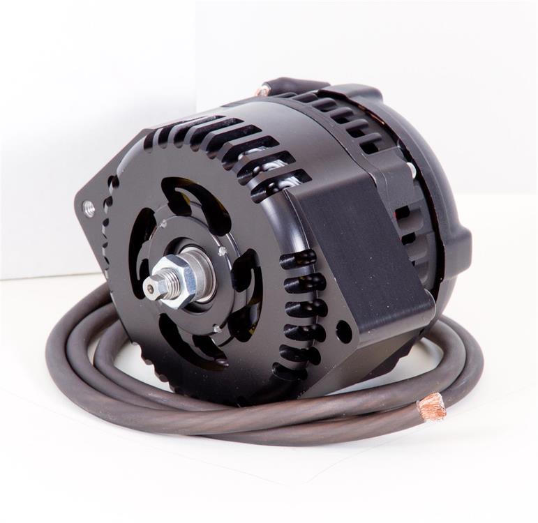 alternator / generator, 240A, 12 volt, Black Anodized