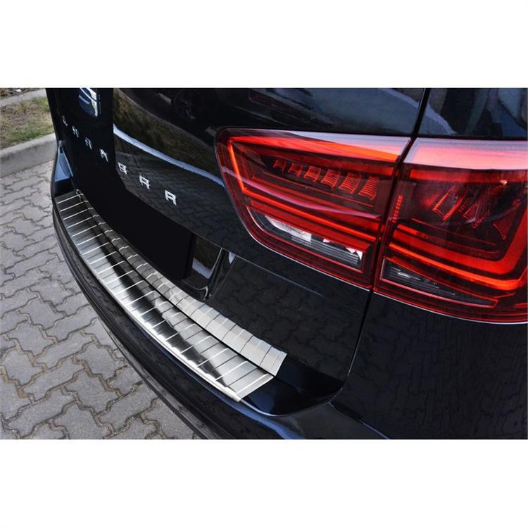 RVS Achterbumperprotector Seat Alhambra II / Volkswagen Sharan II 2010- 'Ribs'