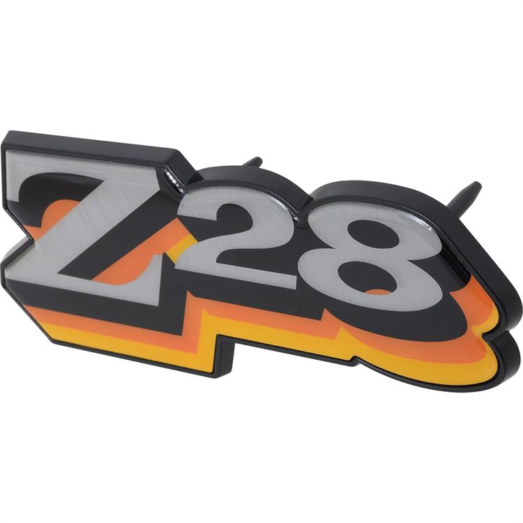 grillemblem "Z28", orange / gul