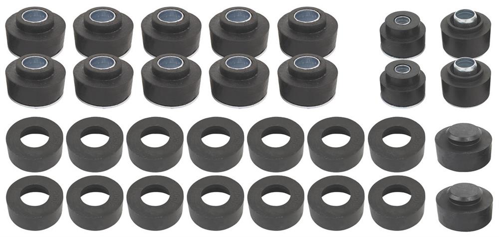 Bushing Kit, Body, 1968-72 Chev./Cut. CNV, 30 Bushings