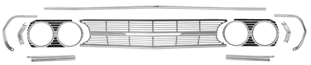 Grille Kit, 1965 Chevelle & El Camino - All