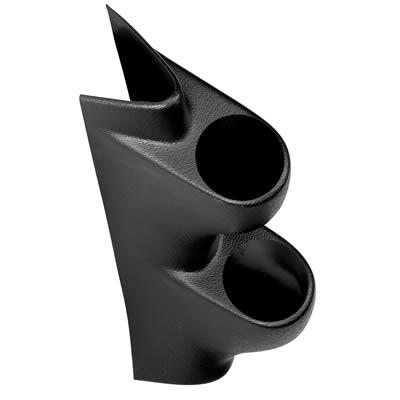 Gauge Pod A-pole Left Black ( 2x52mm )