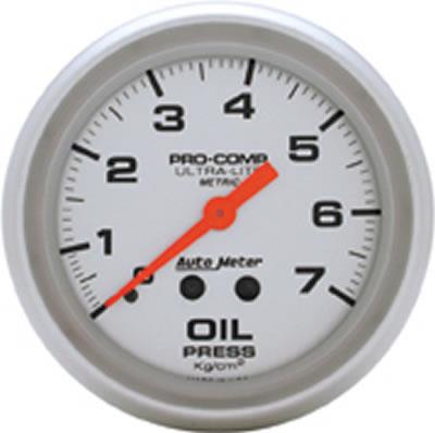Oil pressure, 67mm, 0-7 kg/cm2, mechanical