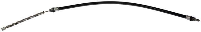 parking brake cable, 74,09 cm, rear right