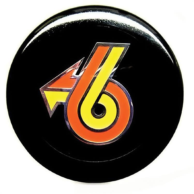 emblem centrumkåpa, turbo-6  2.3"