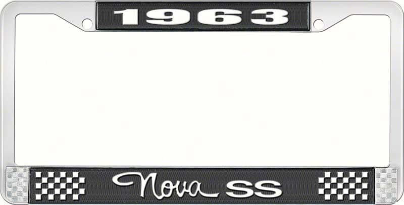nummerplåtshållare, 1963 NOVA SS STYLE 3 svart