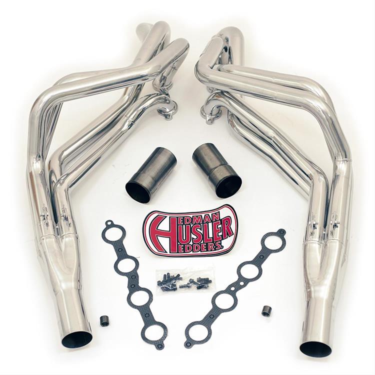 headers, 1 7/8" pipe, 3,0" collector, Silver 