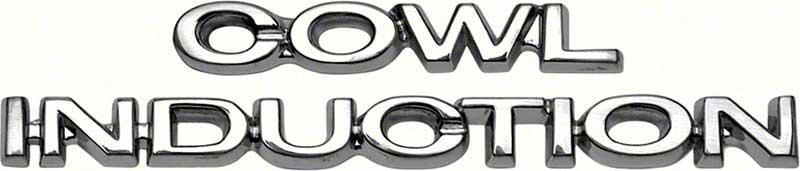 "Cowl Induction" Hood Emblem Set