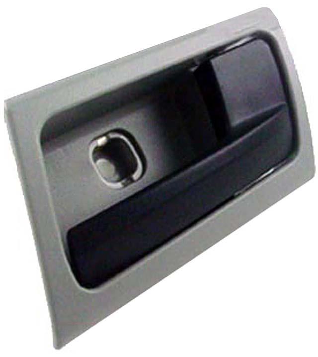 interior door handle - front right - black lever+gray housing (flint/black)