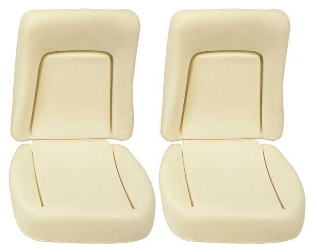 Seat Foam, Standard Bucket Seats, Pontiac, Pair