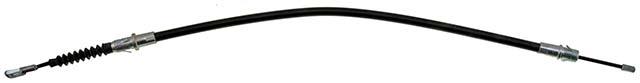 parking brake cable, 686mm, rear left and rear right