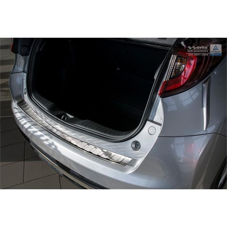 RVS Achterbumperprotector Honda Civic IX 5-deurs Facelift 2015- 'Ribs'