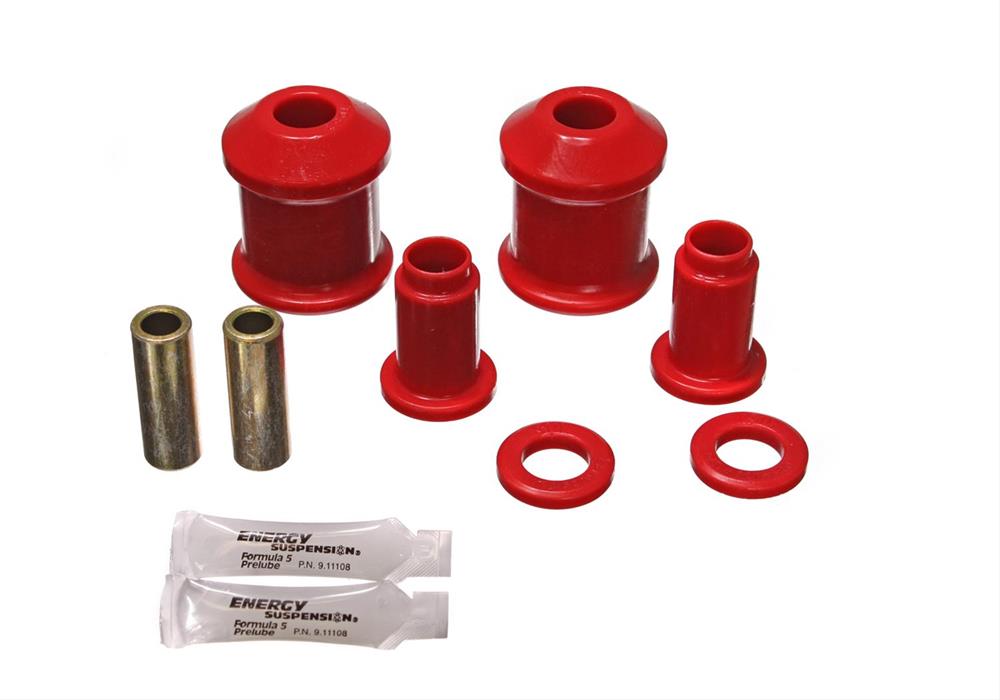 Control Arm Bushings, Front, Upper/Lower, Red