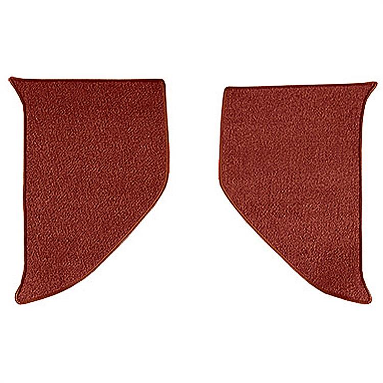 1960-63 Chevrolet/GMC Truck	 Carpet Kick Panel Inserts	 w/o Cardboard Backing	 Loop	 Red