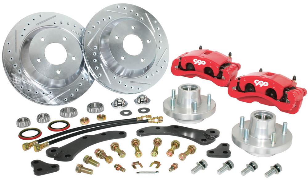 disc brake kit, front, red