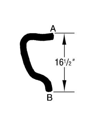 Curved Radiator Hose