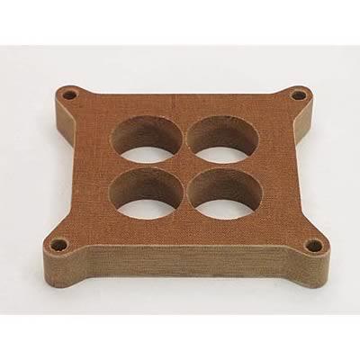 Carburetor Spacer, Phenolic, 0.250 in. Thick, 4-Hole, Square Bore