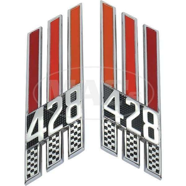 emblem framskärm "428" C7AZ-16228-B 1967-1968