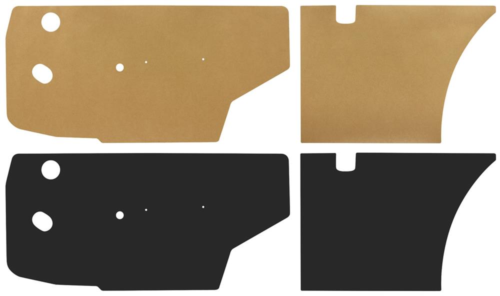 Water Shields, 1965-68 Bonneville/Catalina/Grand Prix 2dr Hardtop, Front/Rear