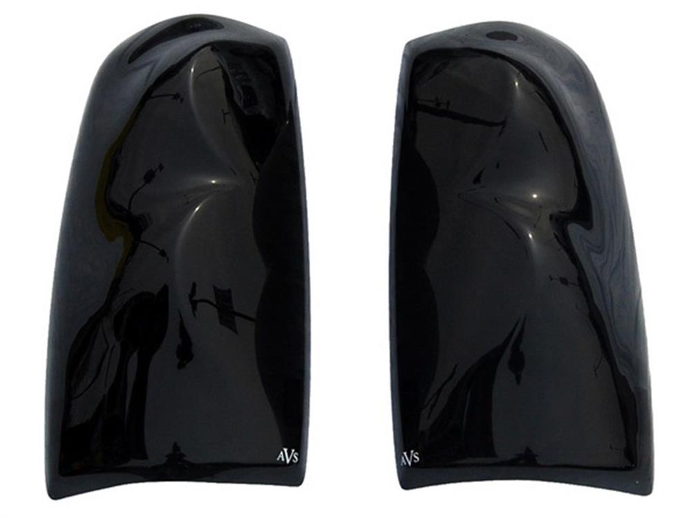 Taillight Covers, Tail Shades, Blackouts, Solid, ABS Plastic, Smoke, Dodge, Ram, Kit