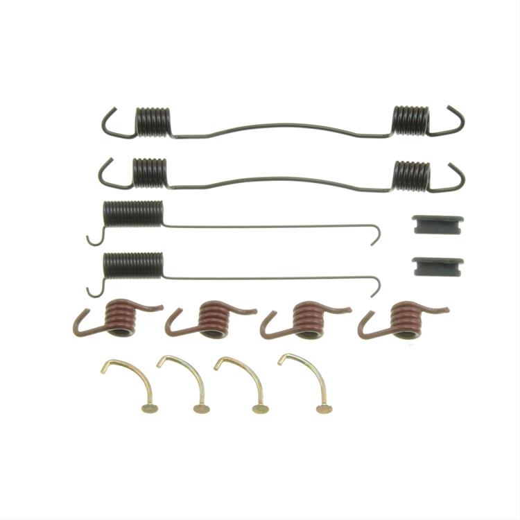 brake hardware kit, drum brakes, front