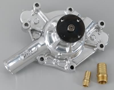 Water Pump High-volume, Aluminum, Polished