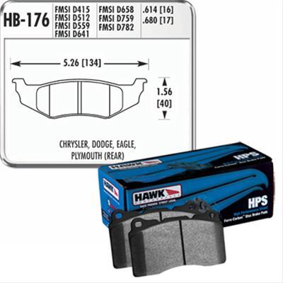 brake pads, rear, HP SuperDuty