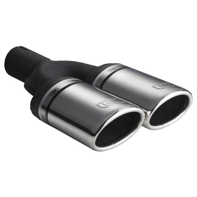 Exhaust Tail Pipe Double Oval 95x65x200