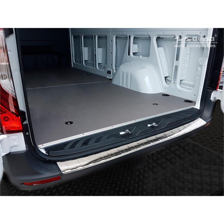 RVS Achterbumperprotector passend voor Mercedes Sprinter III 2018- 'Ribs'