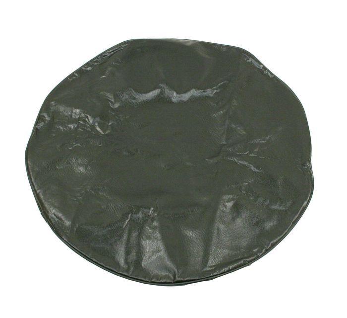 Spare Wheel Cover T1 165x15" Black Cloth With Red Rand
