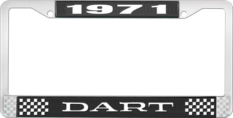 nummerplåtshållare 1971 dart - svart